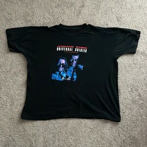 Vintage 1992 Universal Soldier Movie Promo single stitch T-shirt / size XL